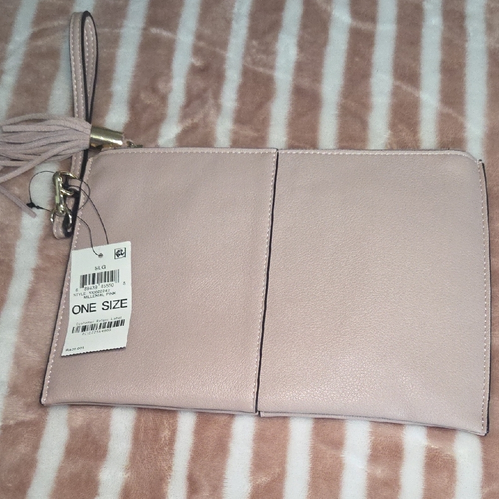 INC International Concepts Pink Wristlet Clutch
